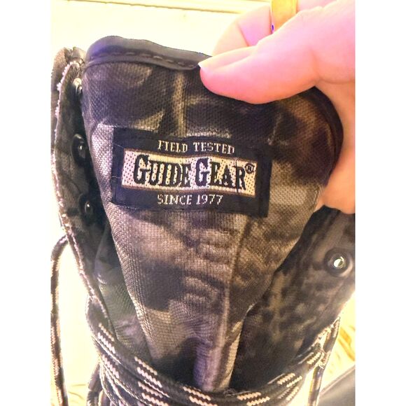 Guide Gear Field Tested 9.5 Waterproof Camo Hunting Boots Tactical Outdoor Trail main image 7